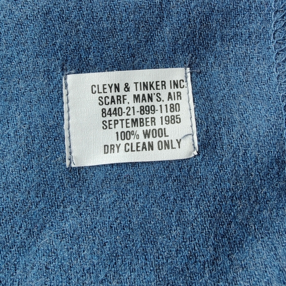 Vintage | 100% wool | blue 🔵 Men's scarf 🧣 - Picture 2 of 7